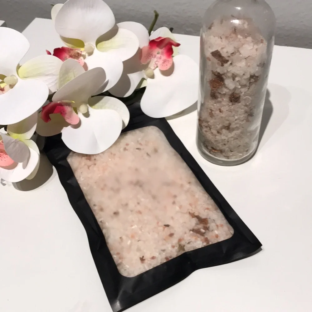 Hand Crafted SelfCare Soak Bath Salt Gift Bath Pamper Soaking Salts Packet FI…